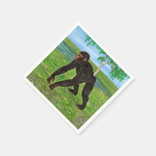 Chimpansee Servetten (Hoek)