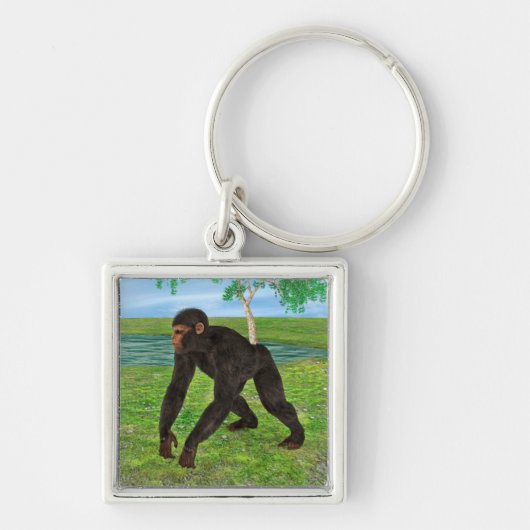 Chimpansee Sleutelhanger (Voorkant)