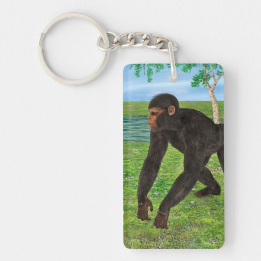 Chimpansee Sleutelhanger (Voorkant)