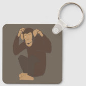 Chimpansee Sleutelhanger (Achterkant)