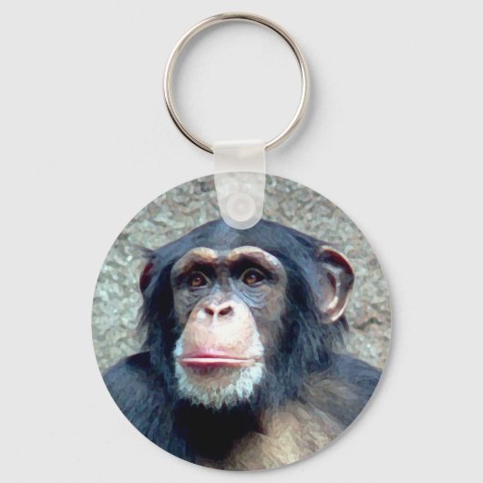 Chimpansee Sleutelhanger (Voorkant)