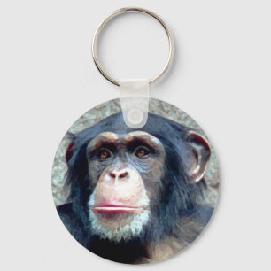 Chimpansee Sleutelhanger