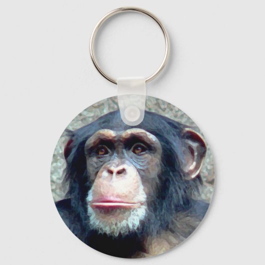 Chimpansee Sleutelhanger (Voorkant)