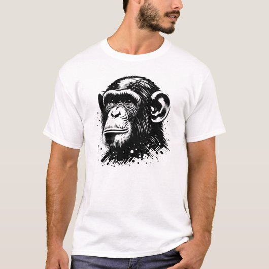 Chimpansee T-shirt (Voorkant)
