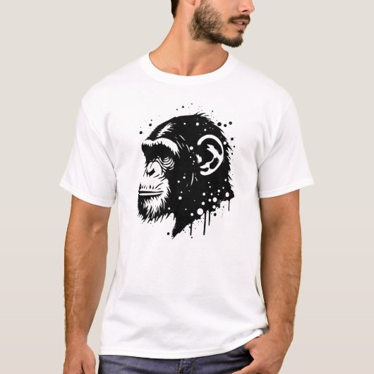 Chimpansee T-shirt (Voorkant)