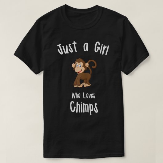 chimpansee t-shirt (Design voorkant)