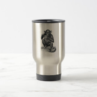  chimpansee-tekening reisbeker
