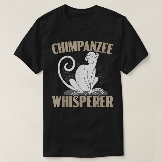 Chimpansee Whisperer Chimp Monkey Lover Ape Chimpa T-shirt (Design voorkant)