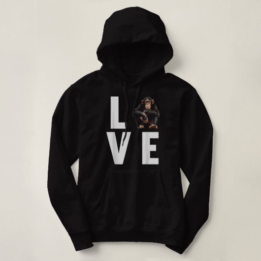 Chimpansees Hoodie (Design voorkant)
