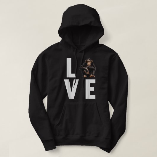 Chimpansees Hoodie (Design voorkant)