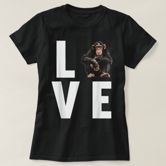 Chimpansees T-shirt (Design voorkant)