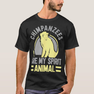Chimpansees zijn mijn geest dieren chimpansee aap t-shirt