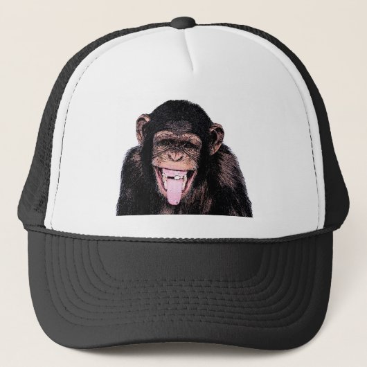 Chimpanseetong Trucker Pet (Voorkant)