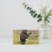 ChimpanseVisitekaartje Visitekaartje (Staand voorkant)