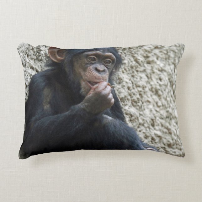 Chimpanzee 013 accent kussen (Voorkant)
