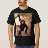 Chimpanzee-aap van CE Swan, wilde dieren T-shirt (Voorkant)