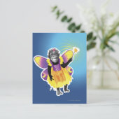 Chimpanzee Fairy Briefkaart (Staand voorkant)