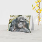 CHIMPANZEE KAART (Gele Bloem)
