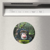 CHIMPANZEE & OERWOUD Primaat Wildlife Kunstmagneet Magneet (Insitu (Vaatwasser))