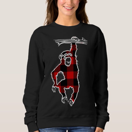 Chimpanzee Red Buffalo Pset Monkey Matching PJ Fa Trui (Voorkant)