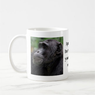 Chimpanzee themed coffee mug koffiemok