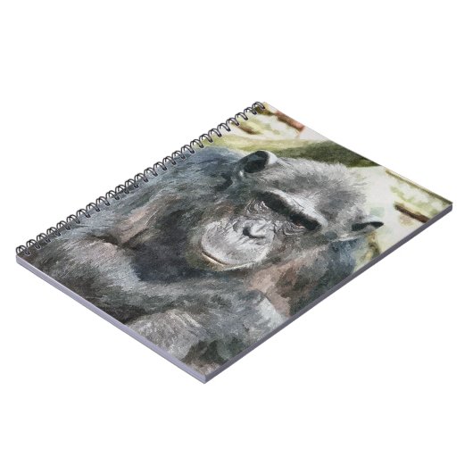 CHIMPANZES NOTITIEBOEK (Linkerzijde)