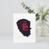 CHIMPANZES ZIJN VERMAKKELIJK BRIEFKAART (Staand voorkant)