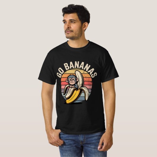 Chimpanzini Bananini Grappige Oversized  T-shirt (Voorkant volledig)