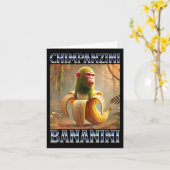 Chimpanzini Bananini - Italiaanse Hersenrot Meme Kaart (Gele Bloem)