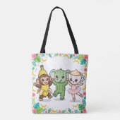 Chimpanzini Bananini Jungle Party Tote Bag (Achterkant)