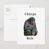 Chimps-regel Briefkaart (Voorkant / Achterkant)