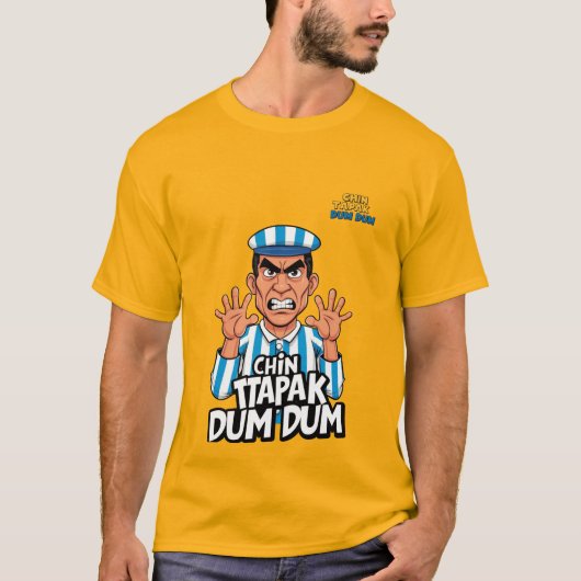 Chin Tapak Dum Dum - Cartoon Gevangene T-shirts (Voorkant)