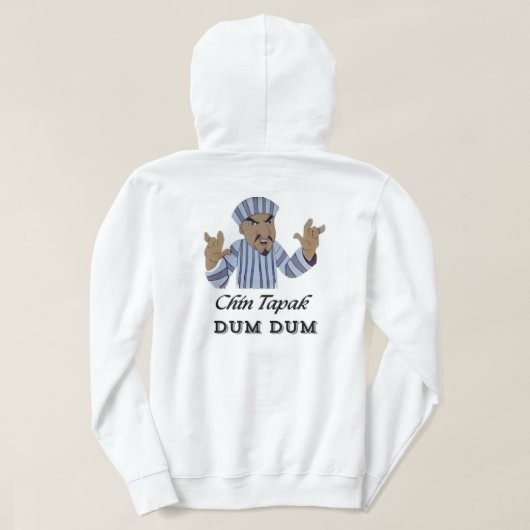 Chin Tapak Dum Dum Hoodie voor Heren (Design achterkant)