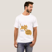 Chin Tapak Dum Dum Tuna - Funny Cat Graphic T-shirt (Voorkant volledig)
