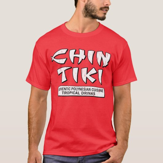 Chin Tiki Detroit T-shirt (Voorkant)