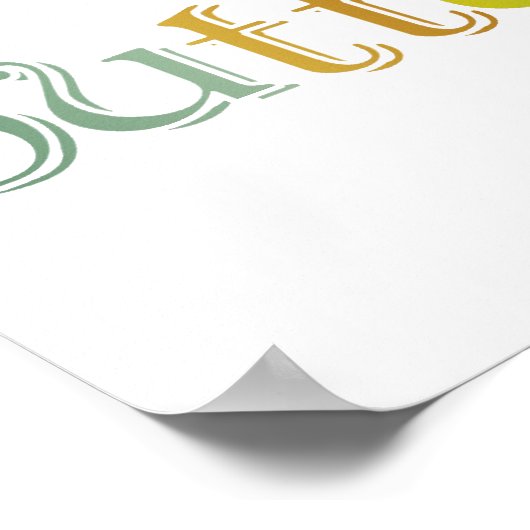 Chin Up Buttercup Poster (Hoek)