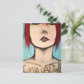 Chin Up, Doll Briefkaart (Staand voorkant)