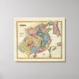 China 11 canvas afdruk