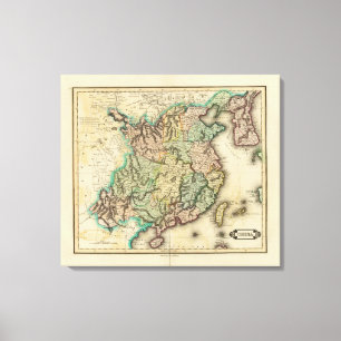 China 14 canvas afdruk