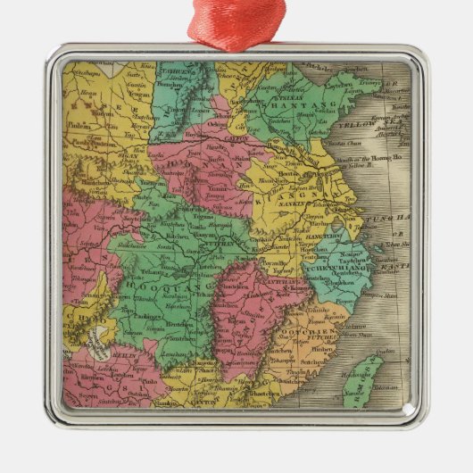 China 14 metalen ornament (Voorkant)