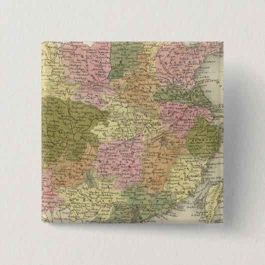 China 14 vierkante button 5,1 cm (Voorkant)