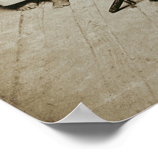 CHINA 1904 FOTO-financieringsinstrumenten Poster (Hoek)