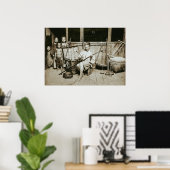 CHINA 1904 FOTO-financieringsinstrumenten Poster (Thuiskantoor)