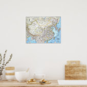 " China: 1991/1991 - Gedetailleerde klassieke wand Poster (Keuken)