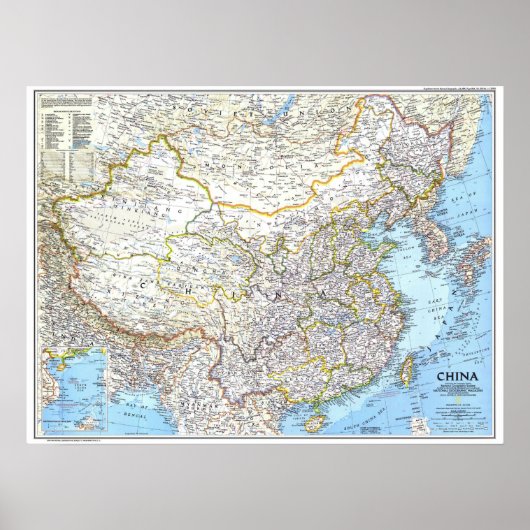 " China: 1991/1991 - Gedetailleerde klassieke wand Poster (Voorkant)