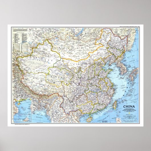 " China: 1991/1991 - Gedetailleerde klassieke wand Poster (Voorkant)