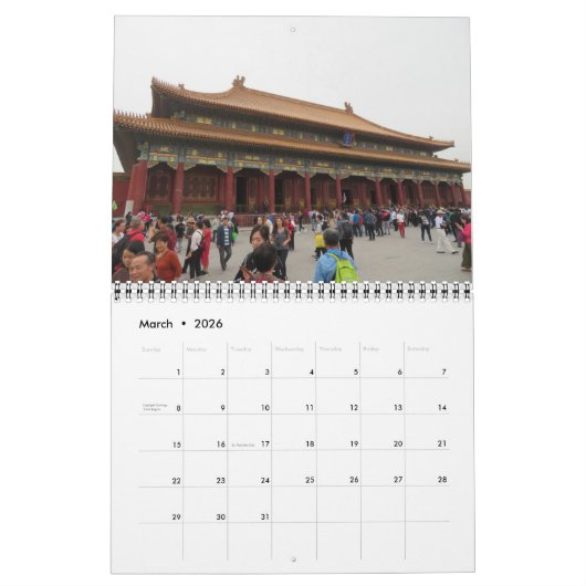 China 2019 kalender (Mar 2026)