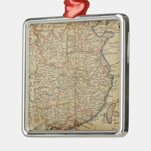 China 5 metalen ornament (Links)