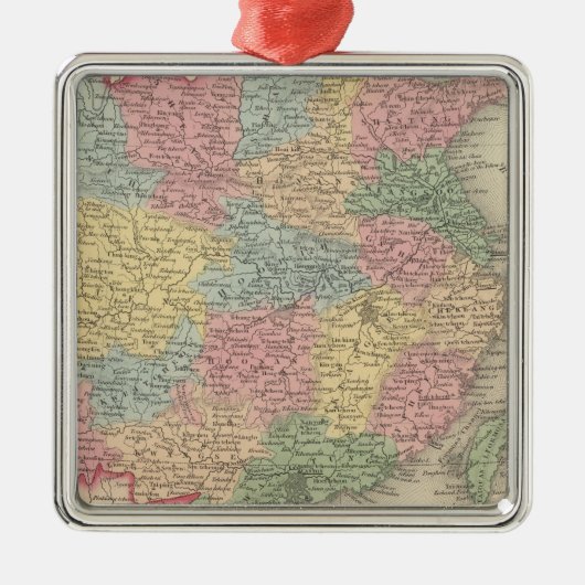 China 8 metalen ornament (Voorkant)