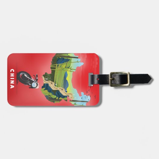 China Afbeelding reisposter Bagagelabel (Voorkant horizontaal)